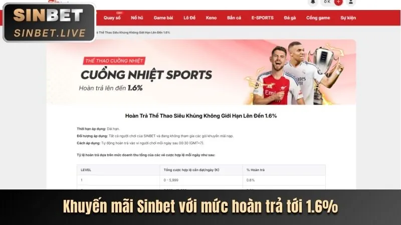 Chương trình hoàn trả cược thể thao hàng tuần tại rr88 tải app